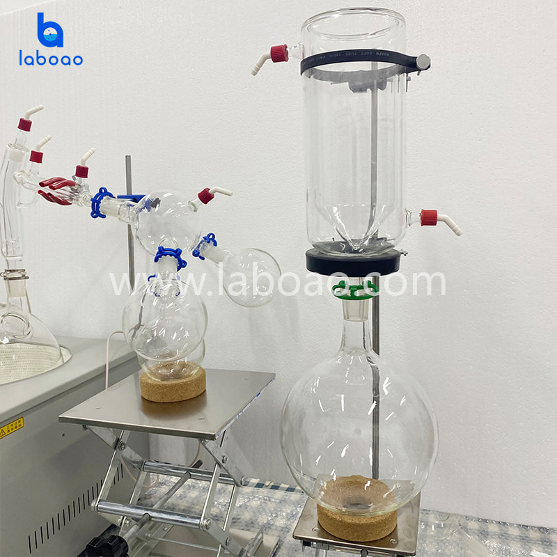 20L korte pad moleculaire destillatie met dubbele collectie
