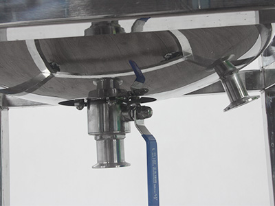 100L grote industriële roestvrijstalen reactor met mantel detail - Geen doodlopende wegen, geen effusie, geen effusie, geen lekkage, snelle recyclingoplossing.