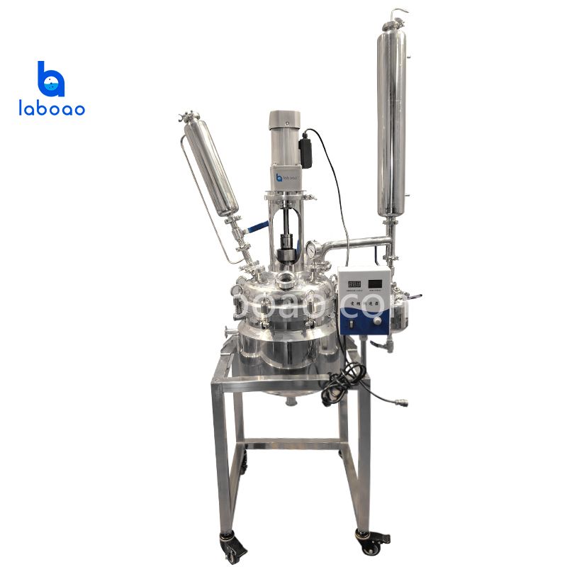 10L roestvrijstalen chemische reactor met mantel