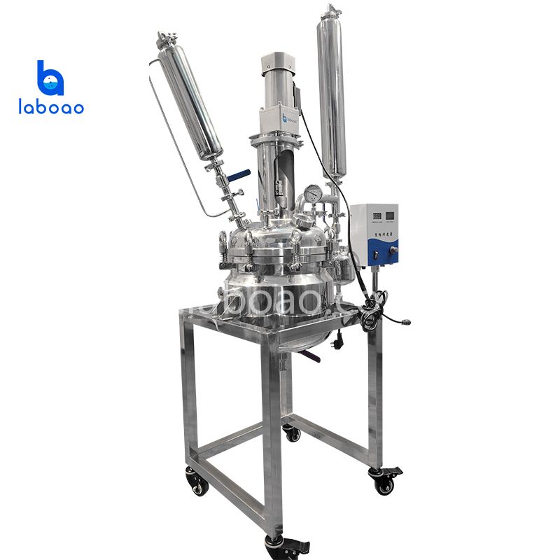 10L roestvrijstalen chemische reactor met mantel