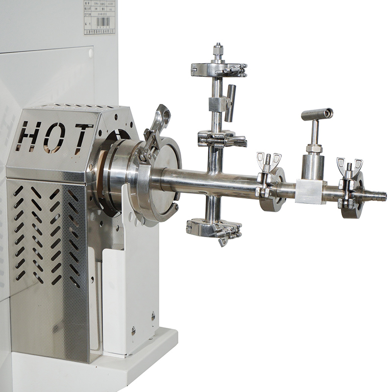 1400°C Vacuüm Atmosfeer Buisoven detail - Corrosiebestendige luchtwegconstructie van 316 roestvrij staal.