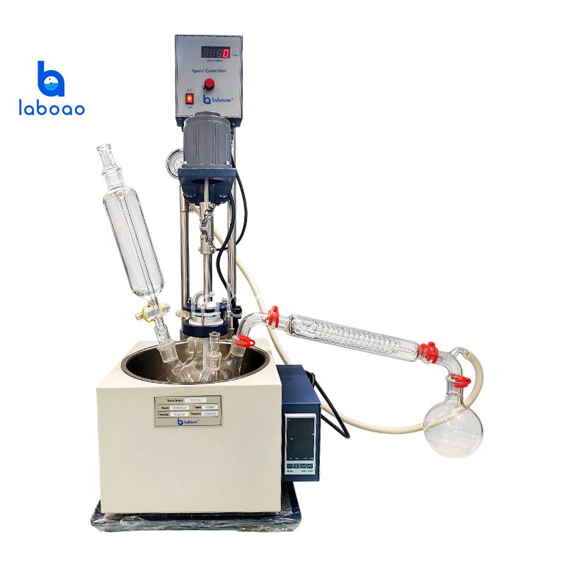 3L enkellaags glazen reactor