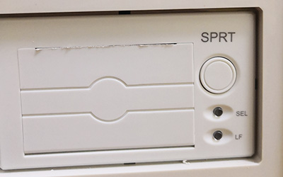 Benchtop Klasse B Pulse Vacuüm Stoomsterilisator detail - Impressora embutida, equipada apenas com esterilizador a vácuo pulsado.