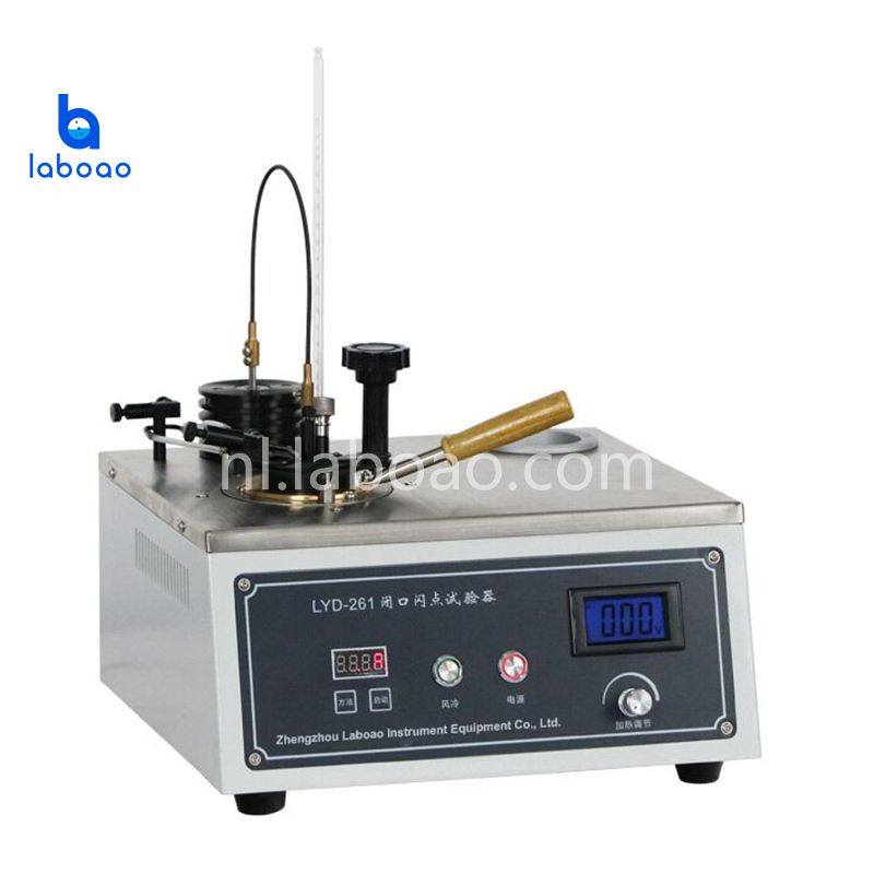 Pensky-Martens Vlampunttester met gesloten kop voor aardolie