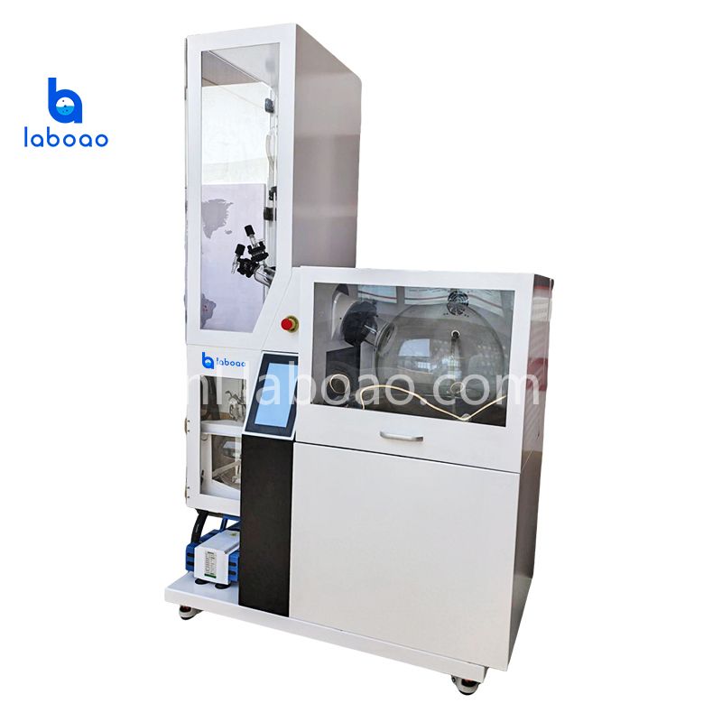 Rotatieverdamper met beveiligingsinrichting en automatische vul- en afvoerfunctie