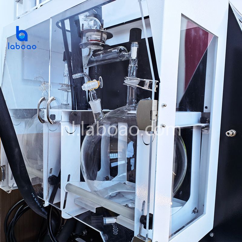 Rotatieverdamper met beveiligingsinrichting en automatische vul- en afvoerfunctie